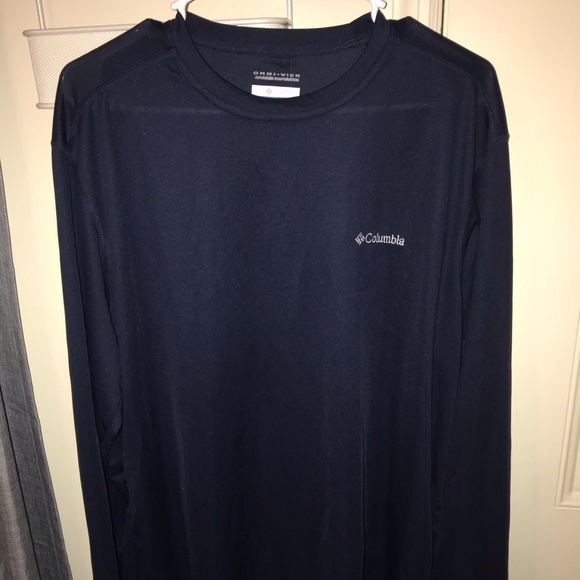 Columbia Omniwick Navy Long-sleeve shirt - Picture 2 of 4